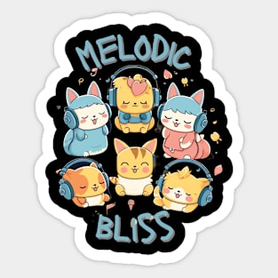 Melodic Bliss Sticker